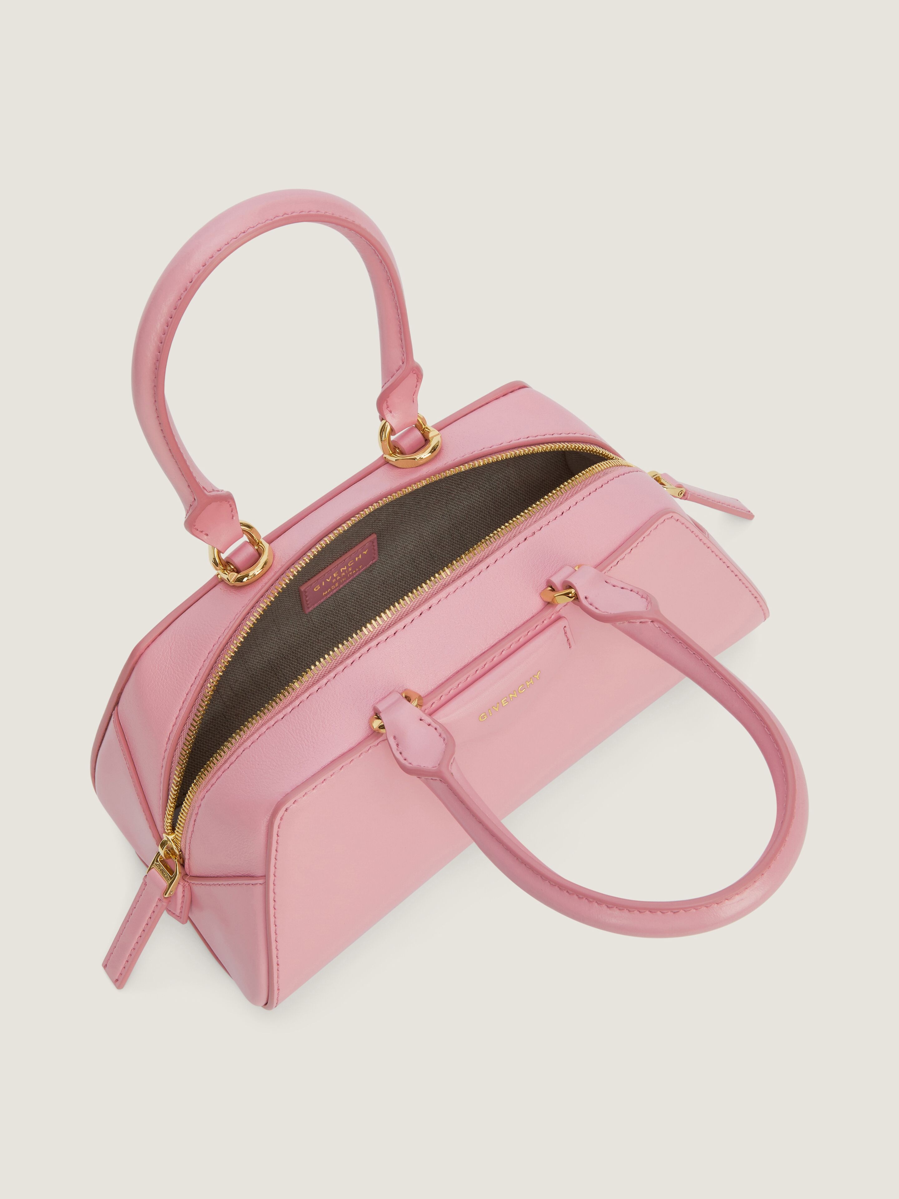 MINI ANTIGONA CUBE EAST-WEST BAG IN BOX LEATHER - 5
