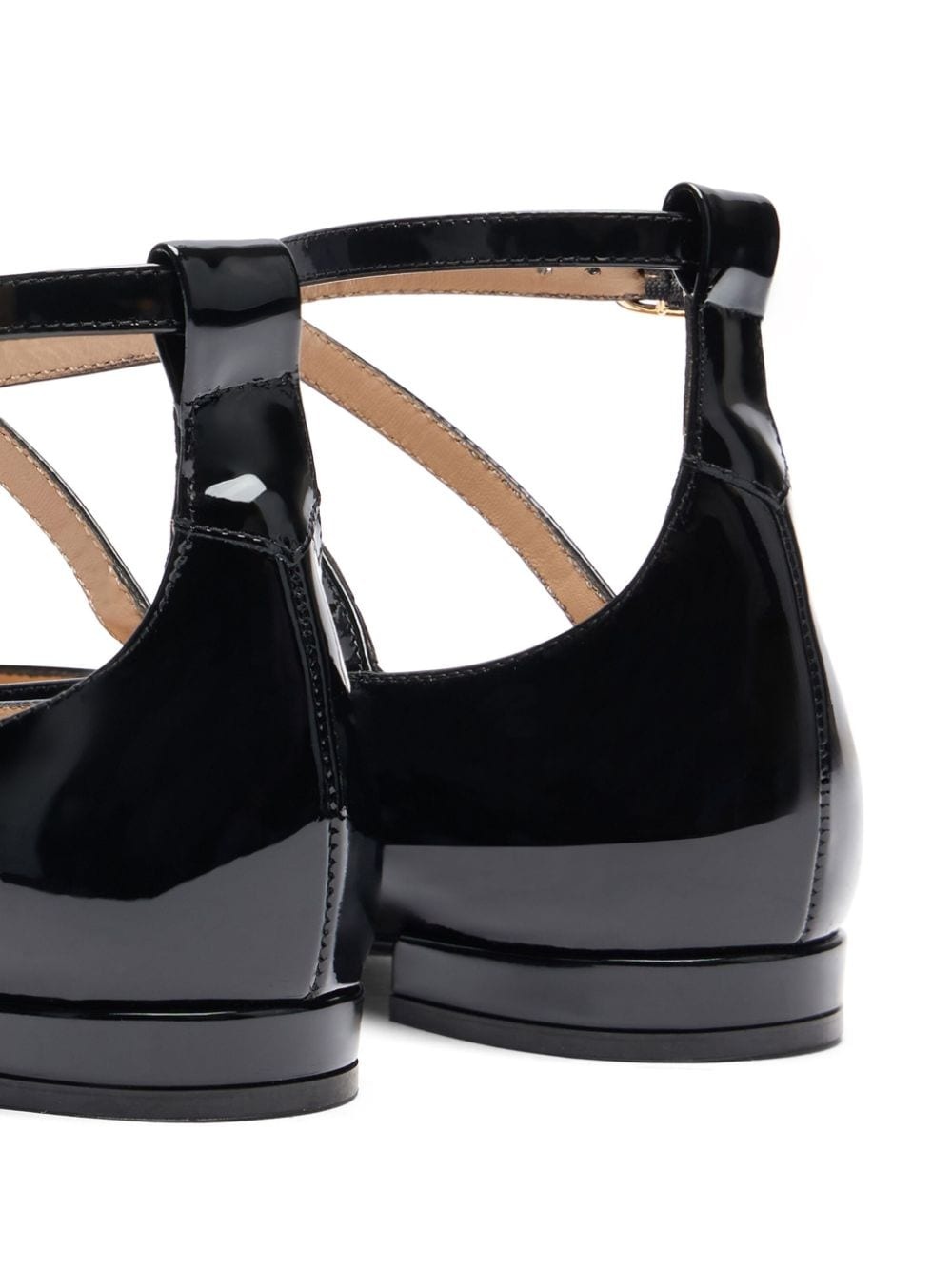 leather ballerina shoes - 5