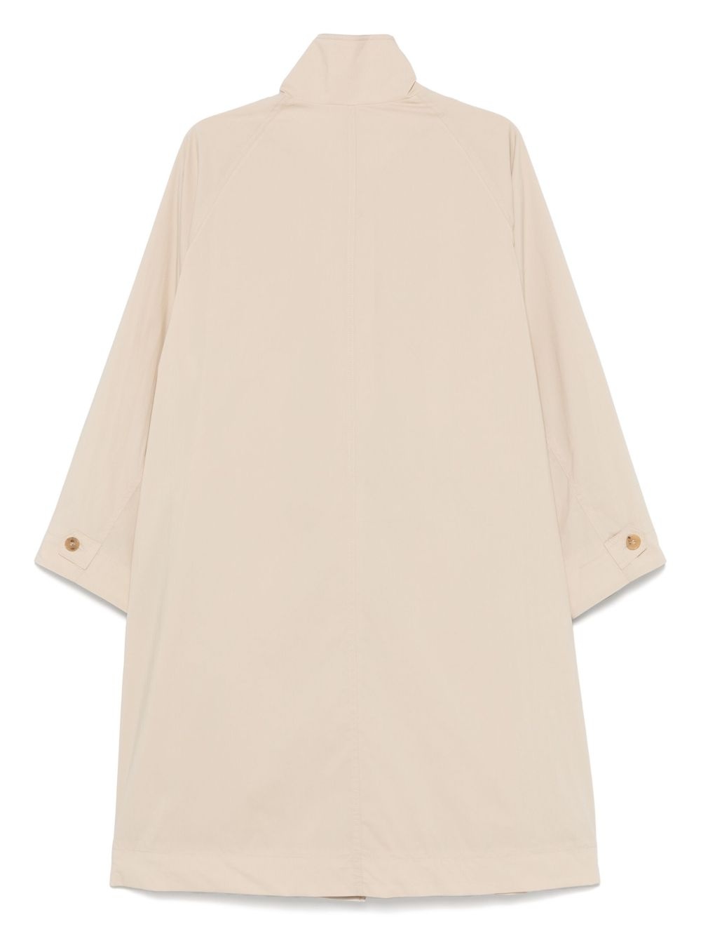 raglan-sleeve trench coat - 2