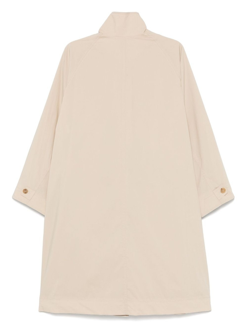 LOW CLASSIC raglan-sleeve trench coat outlook