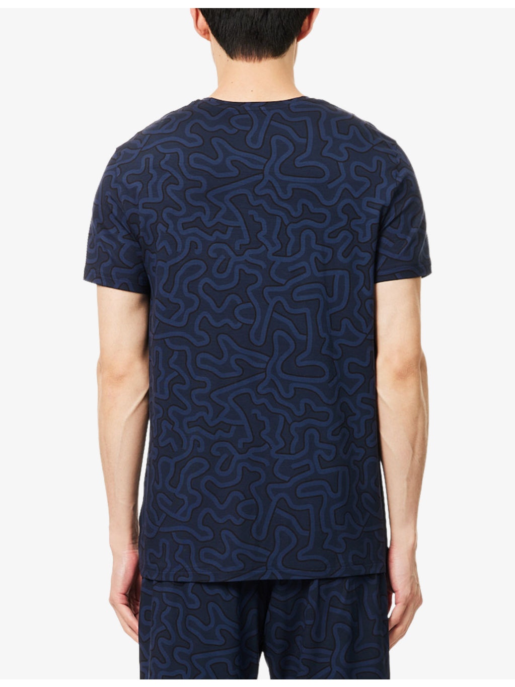 London Graphic-Pattern Stretch-Jersey T-shirt - 3