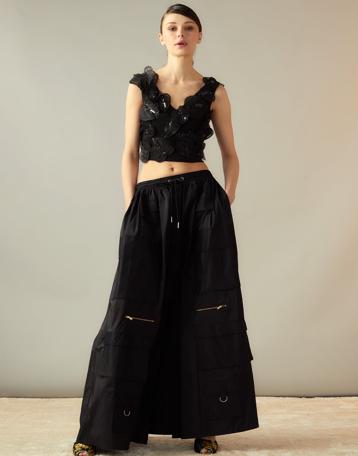 Elle Embellished Hearts Top - 5