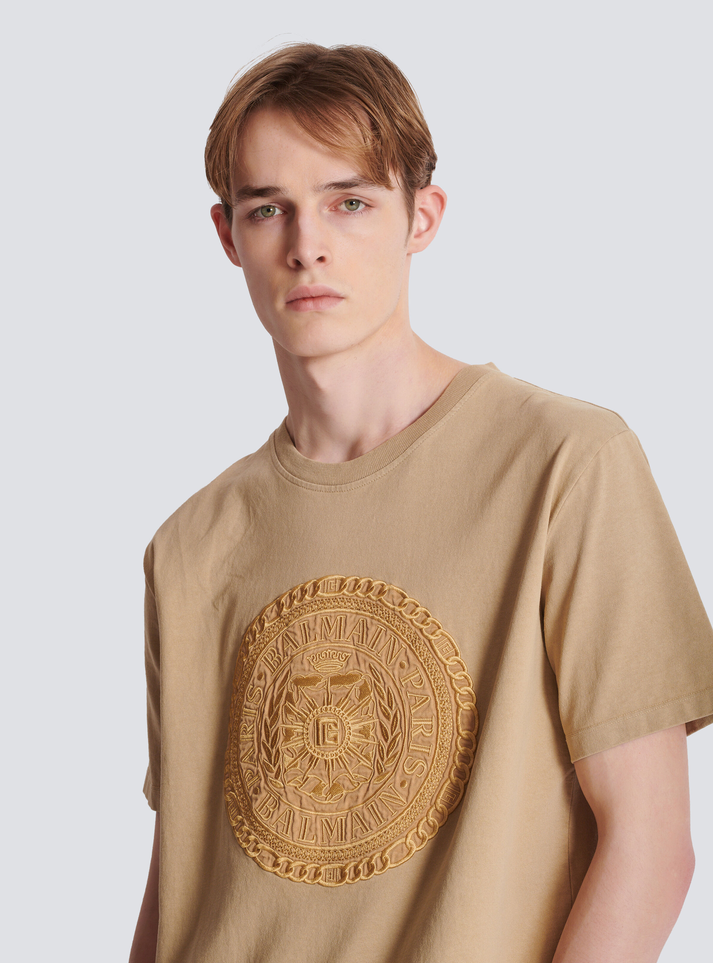 Embroidered Balmain Médaille T-shirt - 7