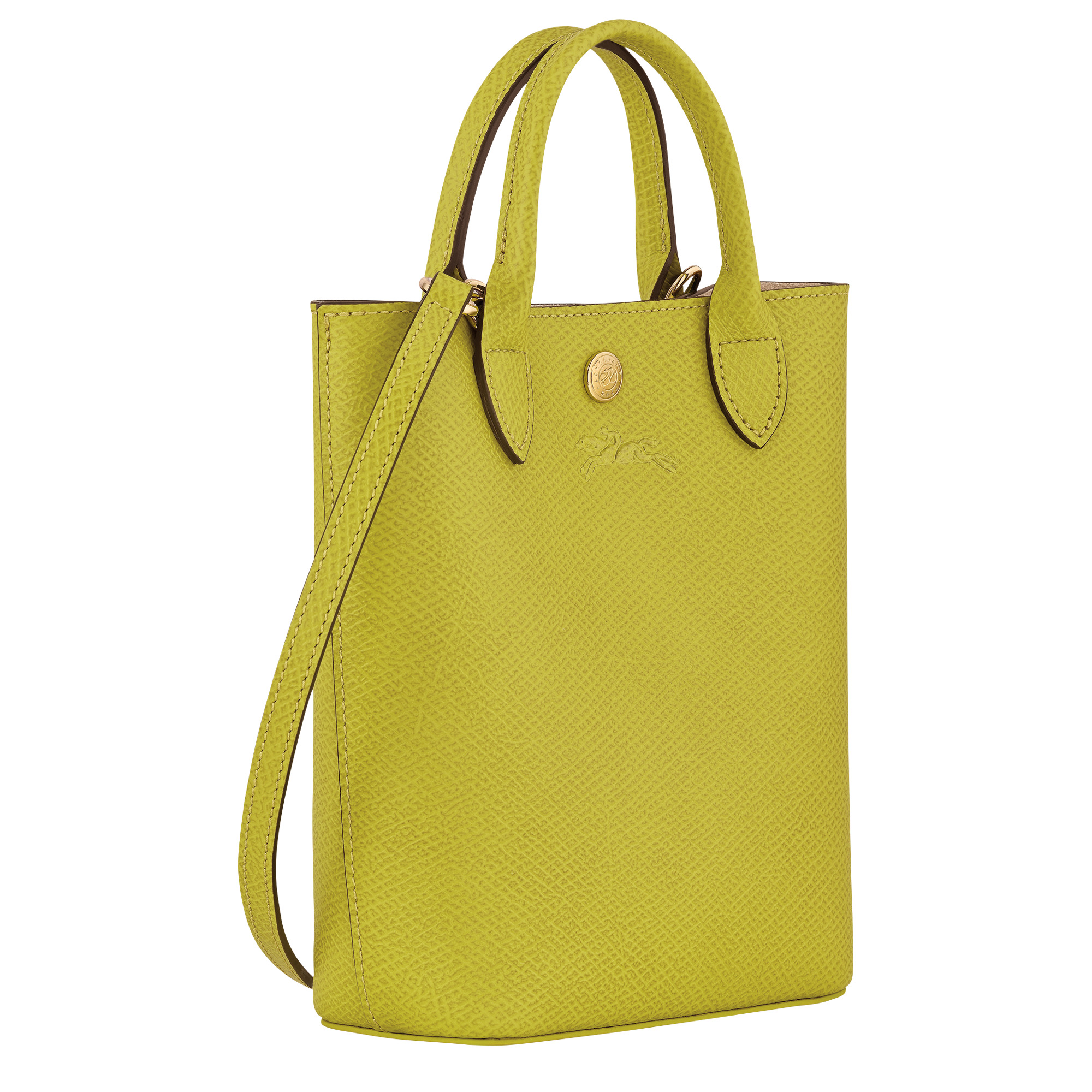 Épure XS Tote bag Kiwi Green - Leather - 3