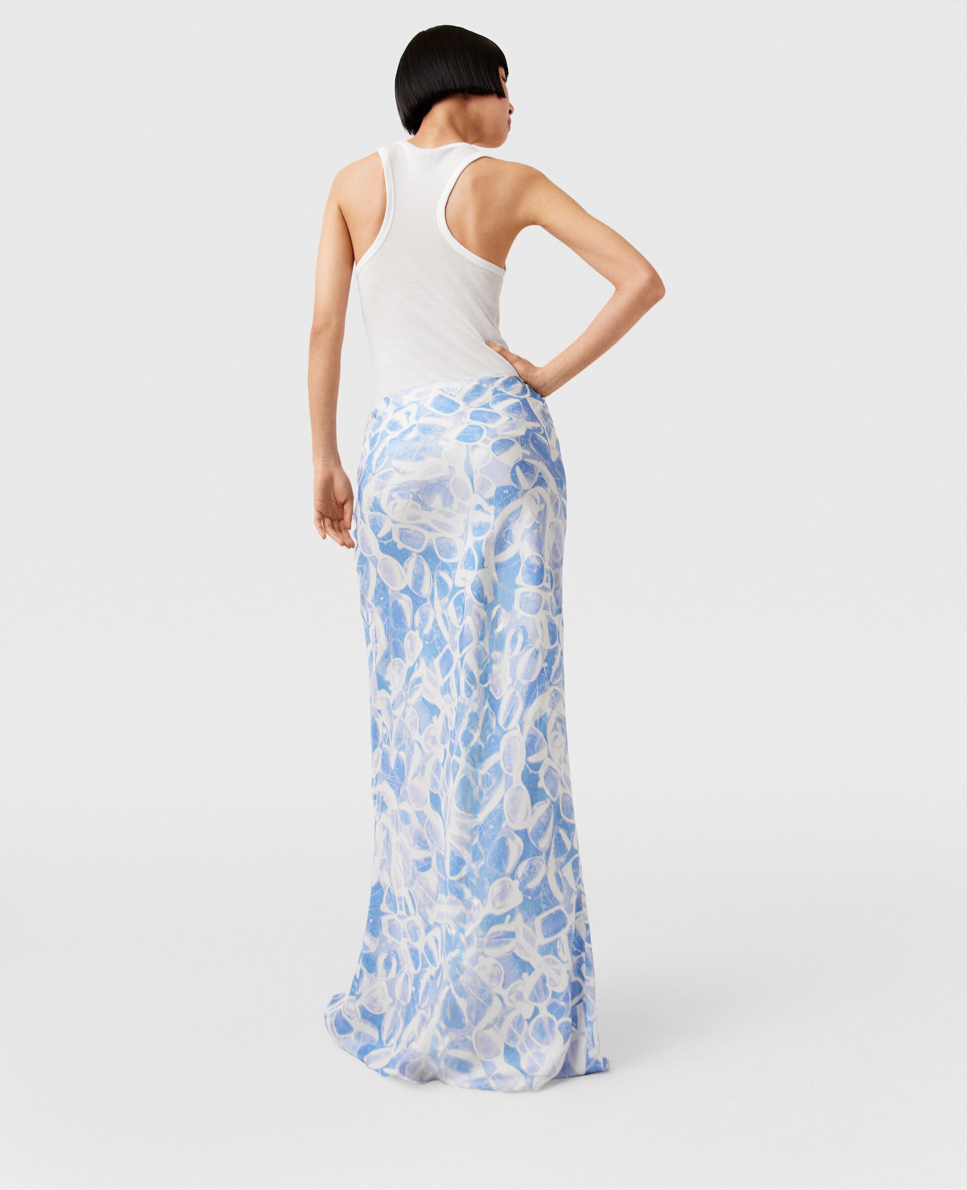 Sunglasses Print Maxi Skirt - 5
