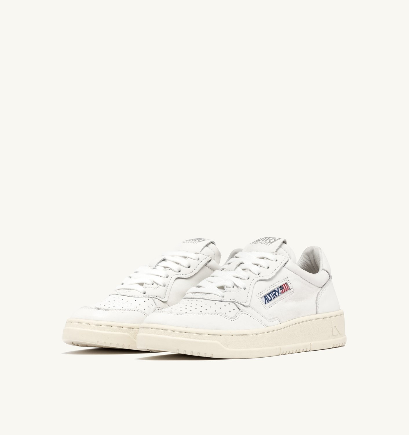 MEDALIST LOW SNEAKERS IN SUPER-SOFT WHITE NAPPA - 2