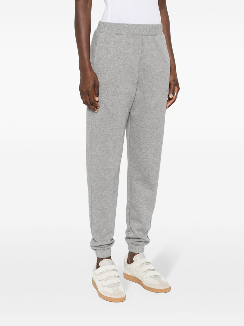 logo-embroidered mélange track pants 3
