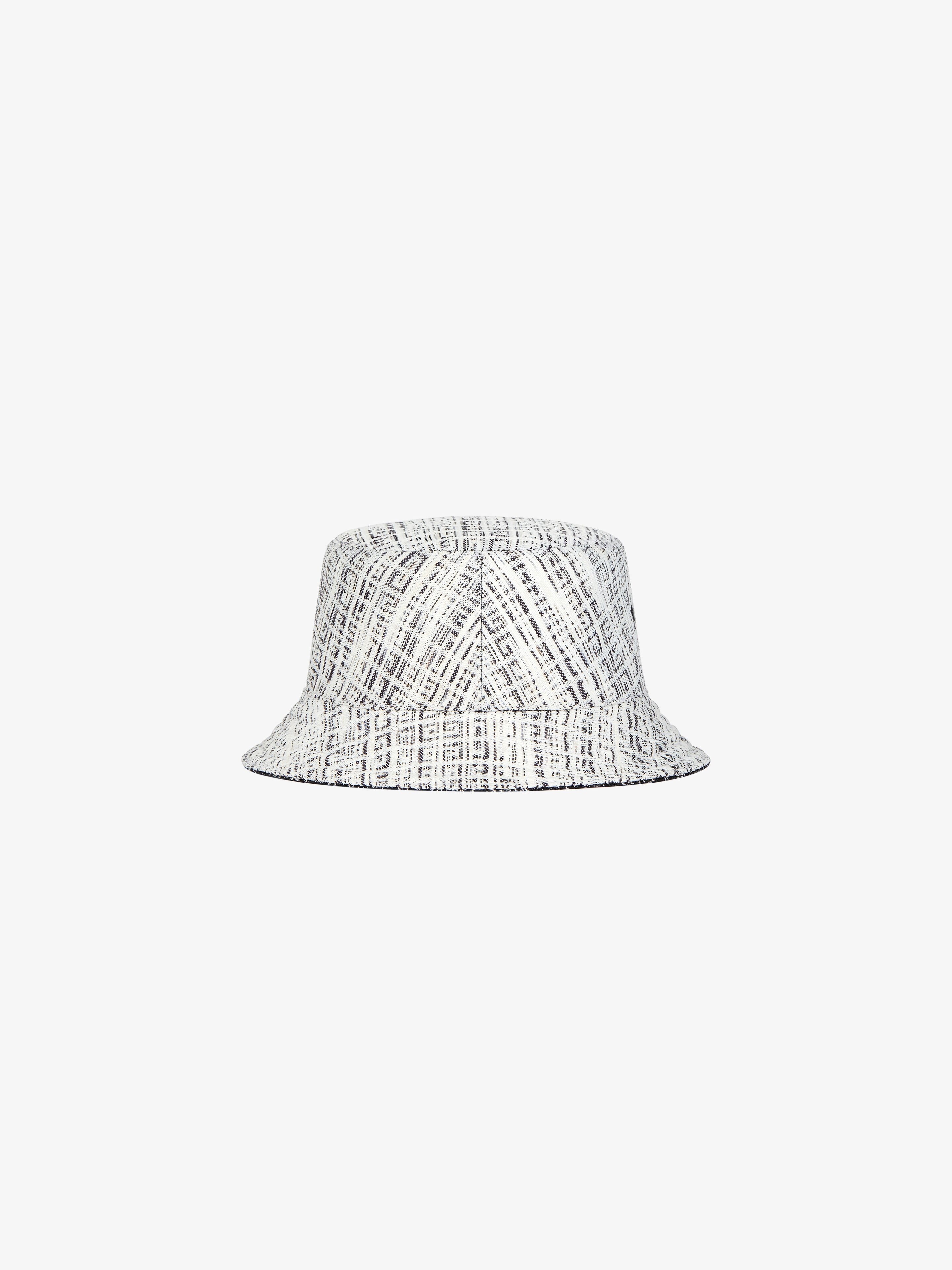 REVERSIBLE BUCKET HAT IN 4G JACQUARD - 5
