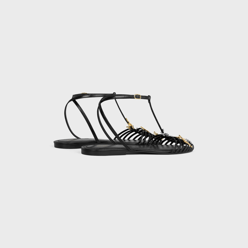 CELINE CAGE FLAT SANDAL IN GOATSKIN outlook