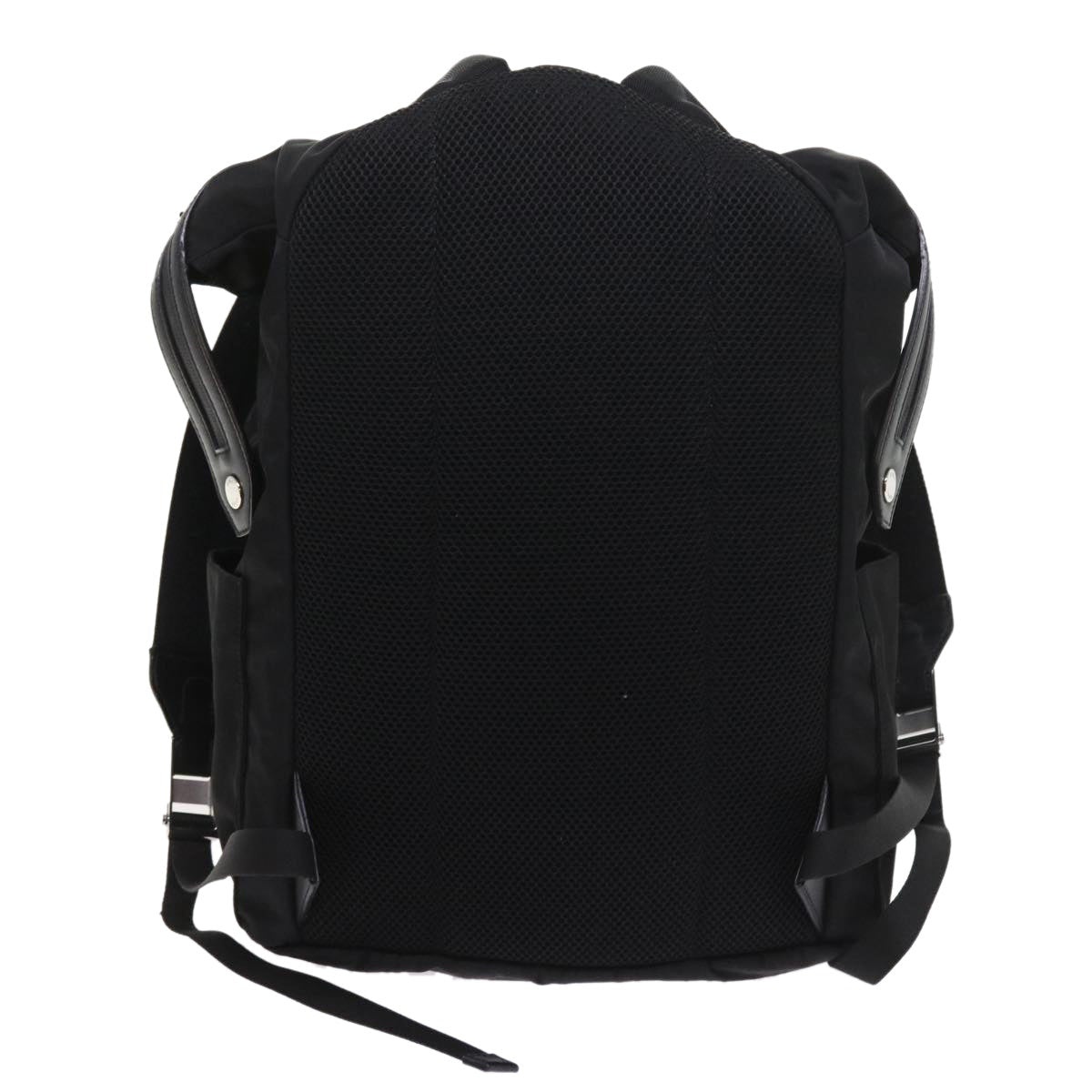 FENDI Backpack Nylon Leather Black - 2