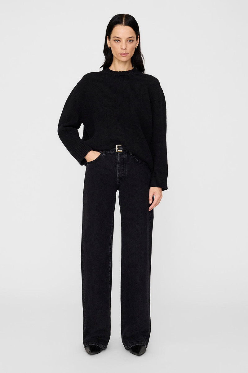 ANINE BING Rosie Sweater - Black outlook