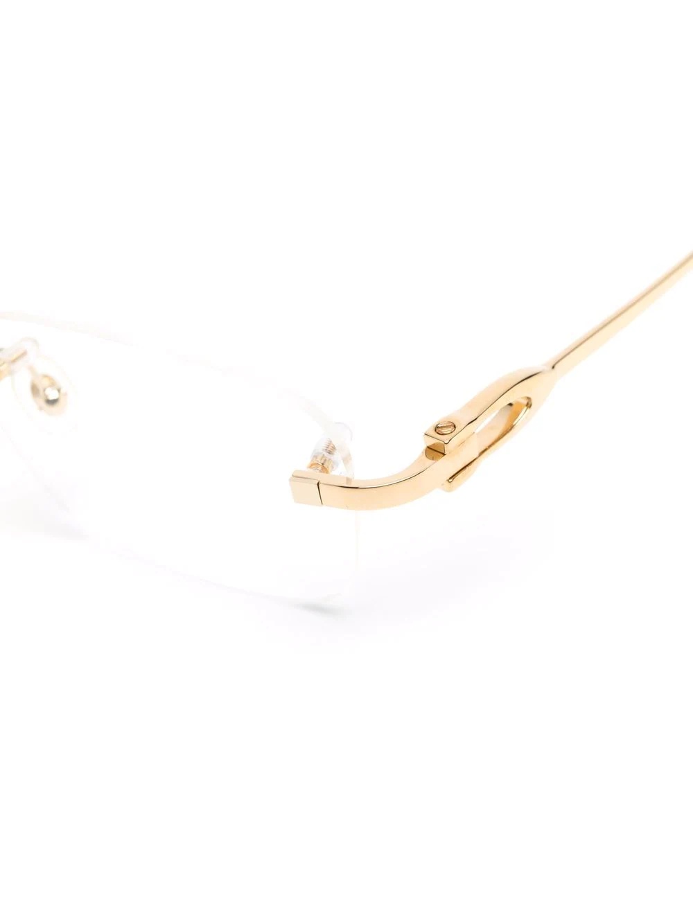 frameless rounded glasses - 3