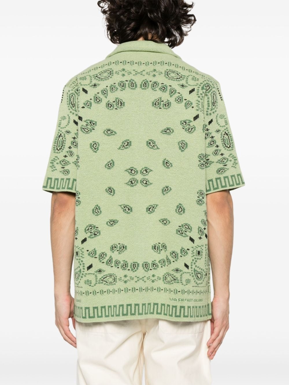 Bandana-jacquard cotton shirt - 4