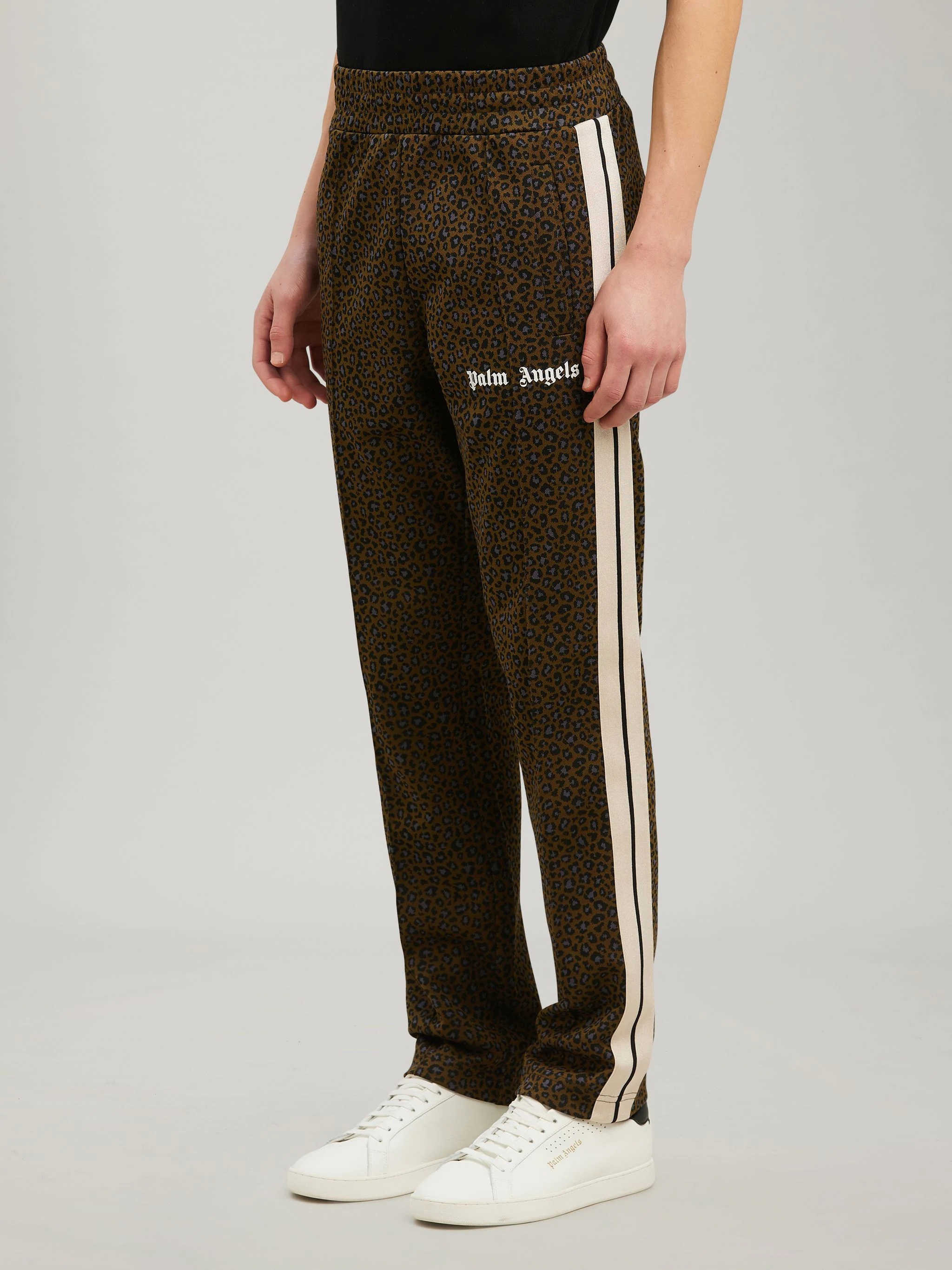 LEOPARD TRACK PANTS - 4