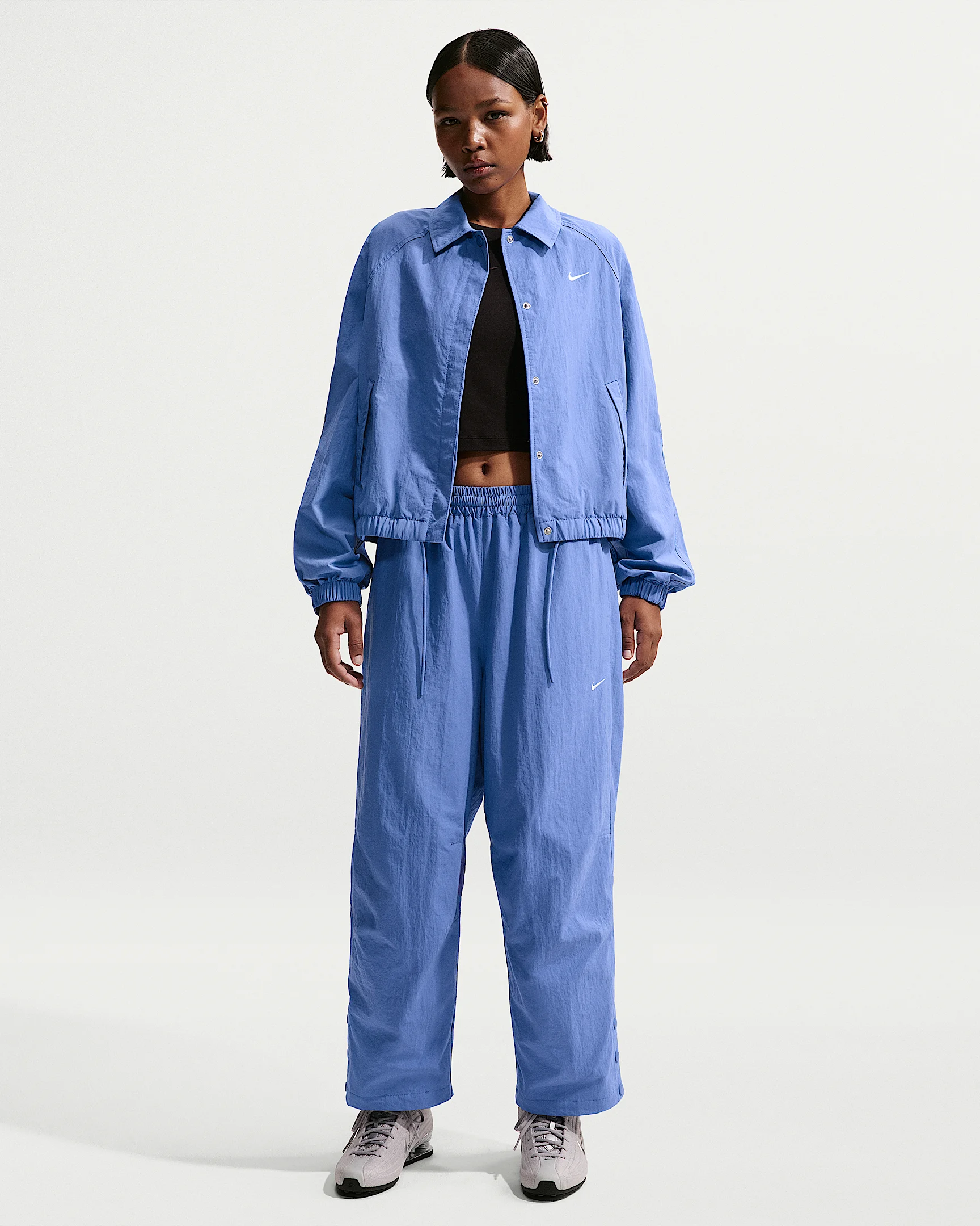 Nike Sportswear Women's Oversized High-Waisted Woven Pants - 1