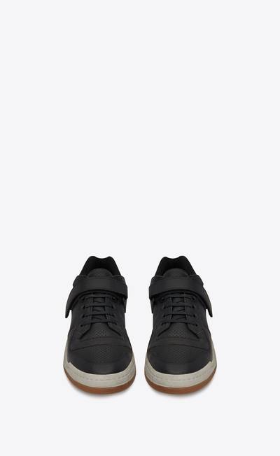 SAINT LAURENT sl24 sneaker in used-look leather outlook