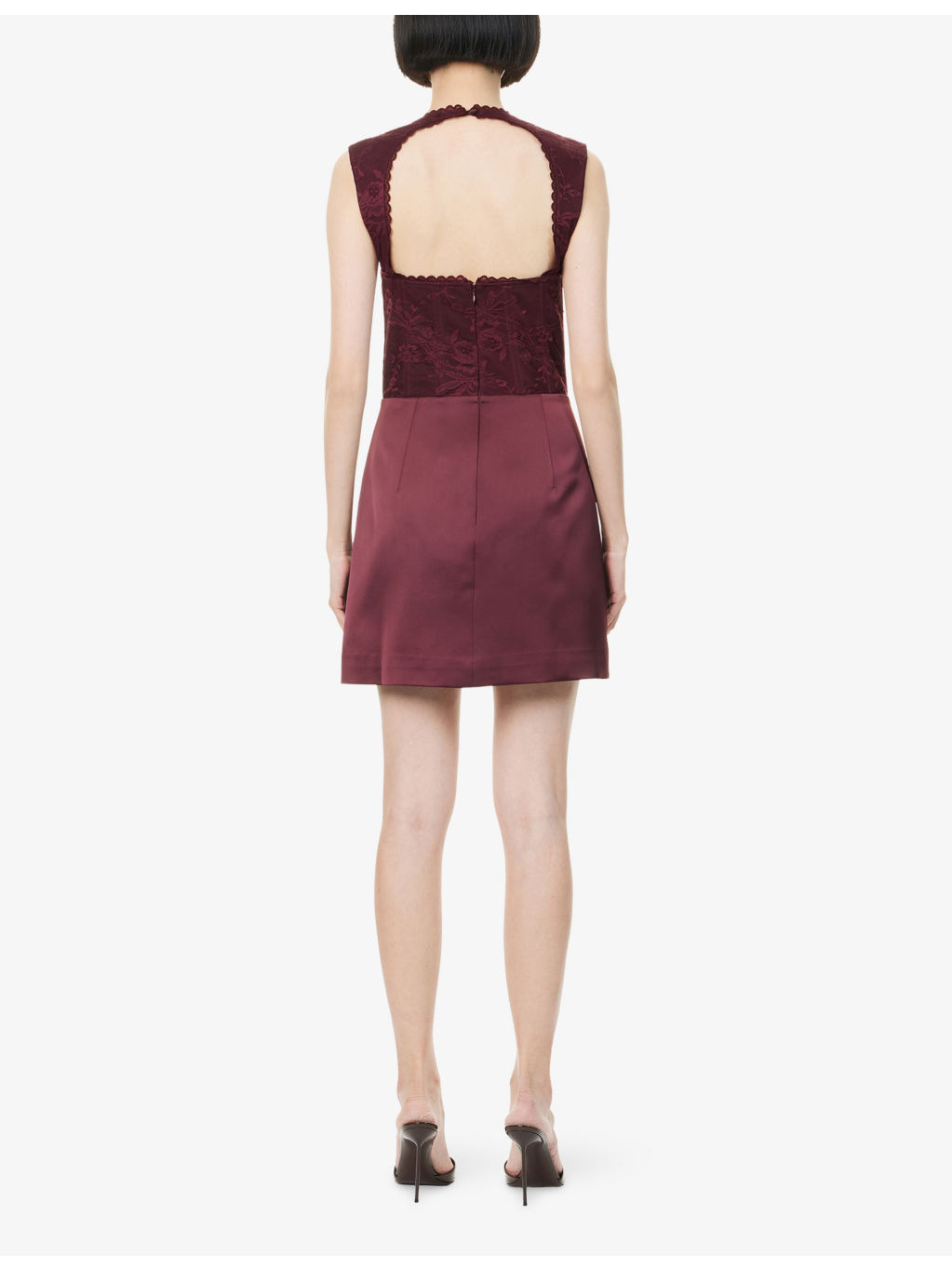 Avalon Lace-Embroidered Woven Mini Dress - 4