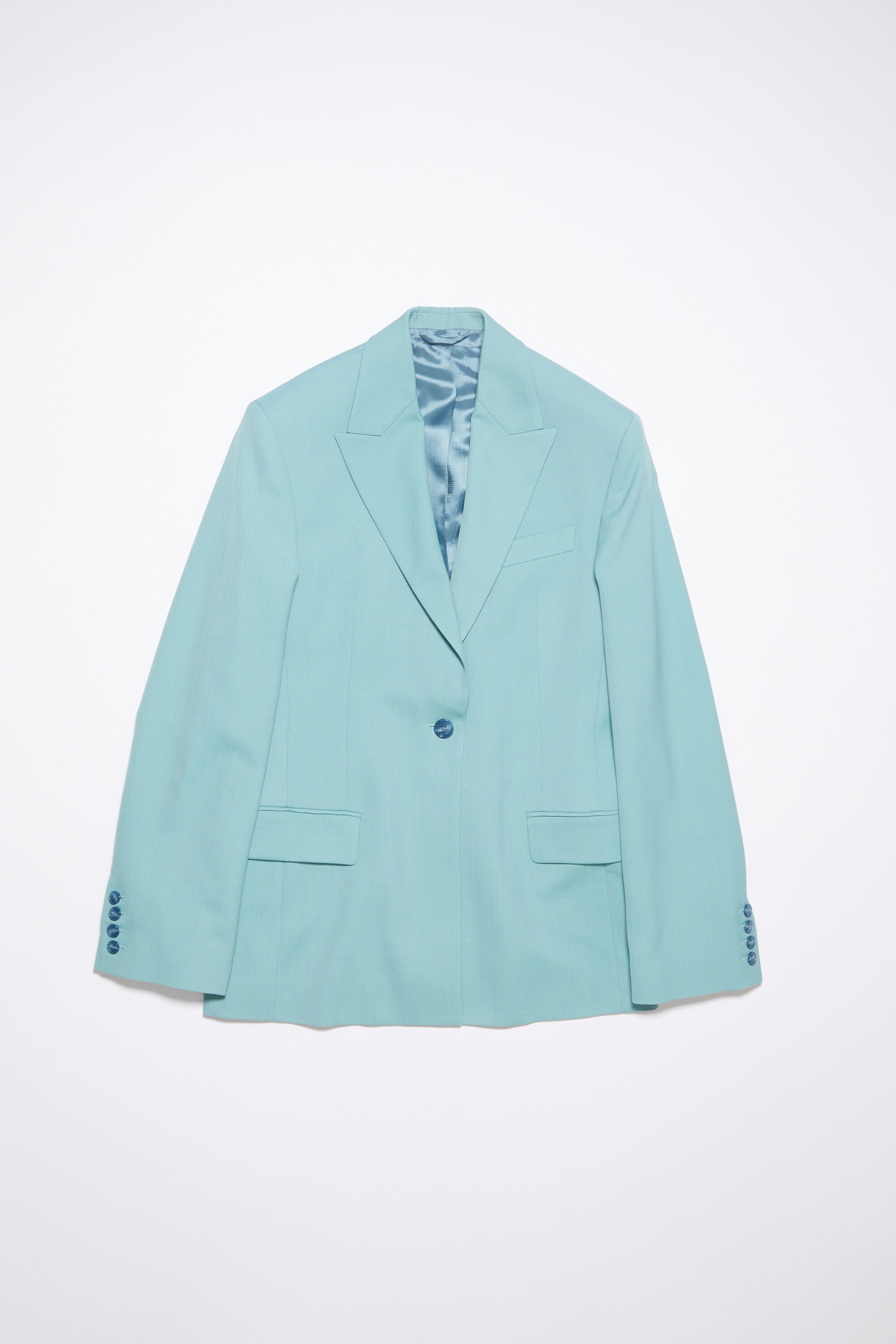 Regular fit suit jacket - Aqua blue - 1