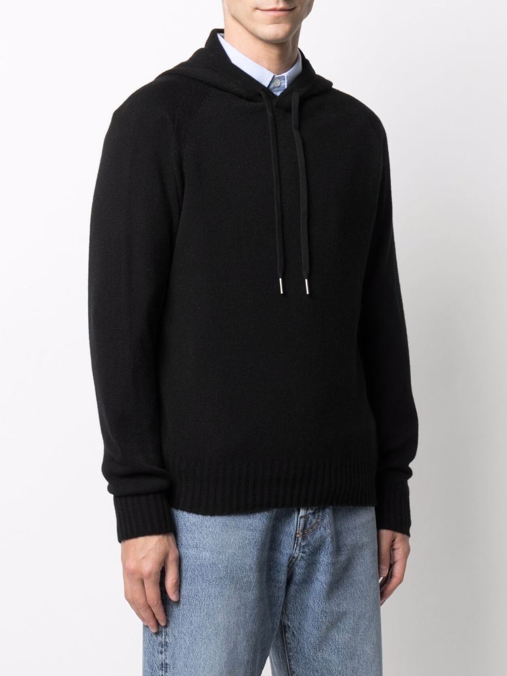 hooded cashmere jumper - 3