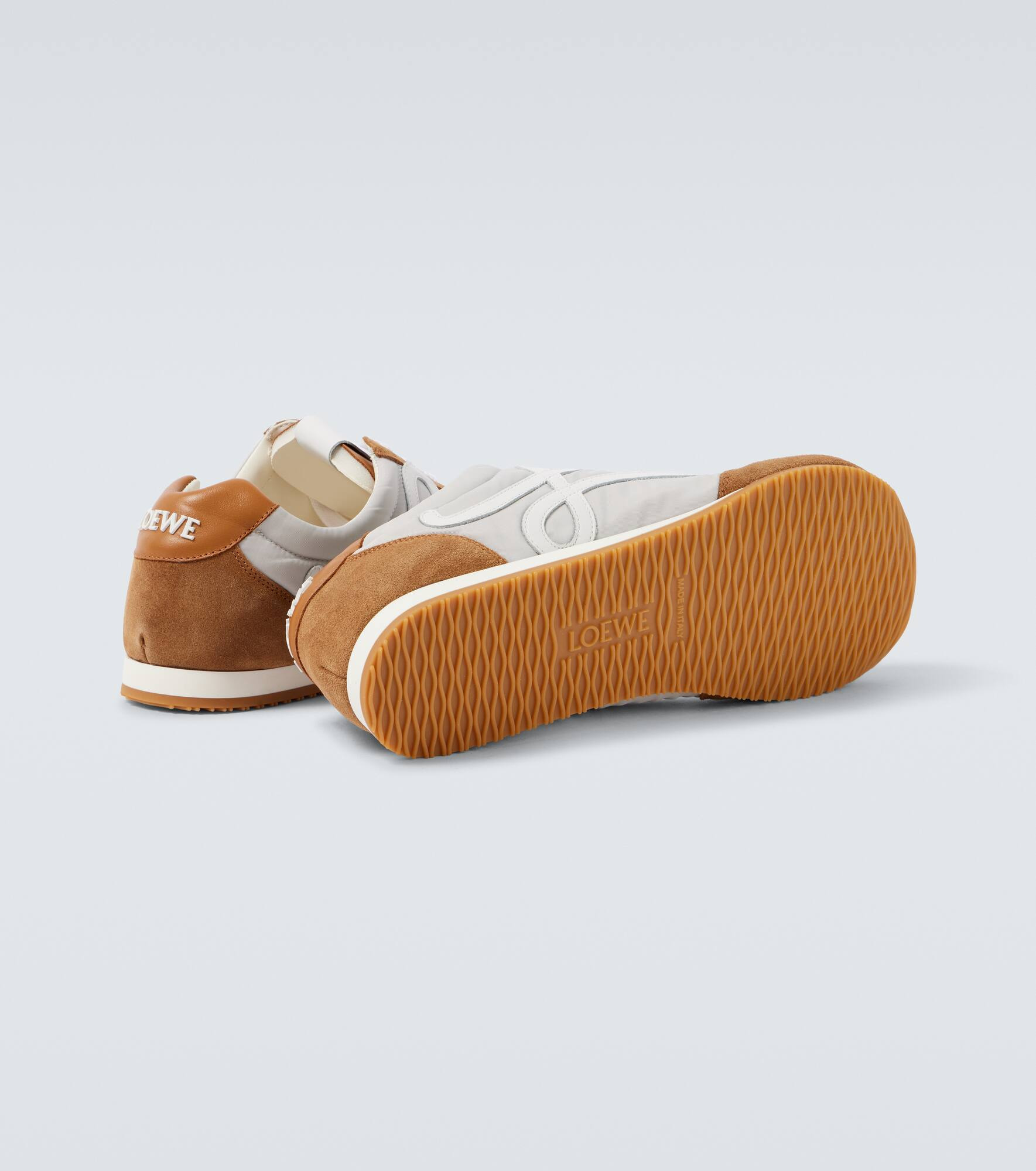 Ballet Runner 2.0 suede-trimmed sneakers - 7