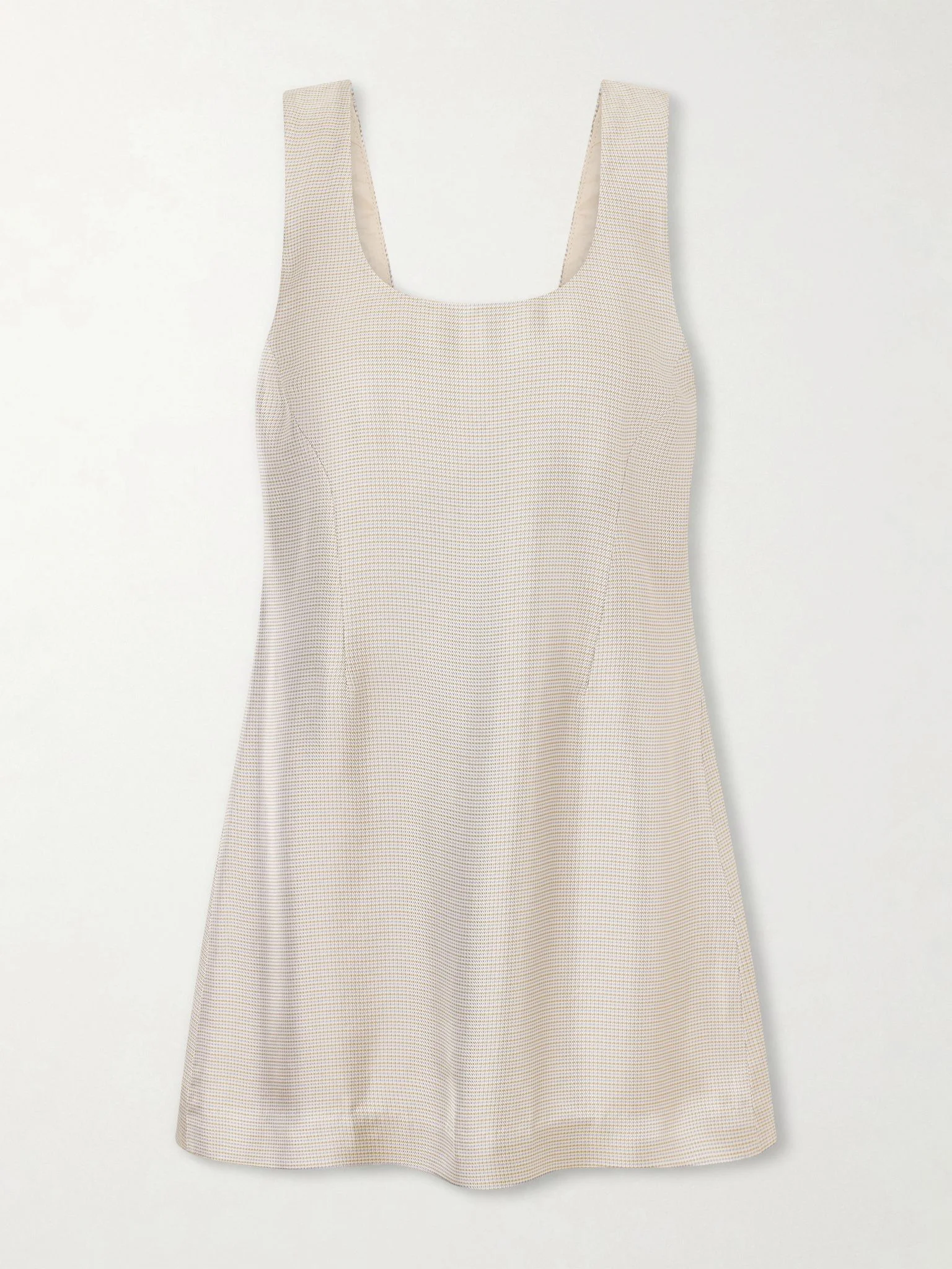 Eloise satin mini dress Cream - 1
