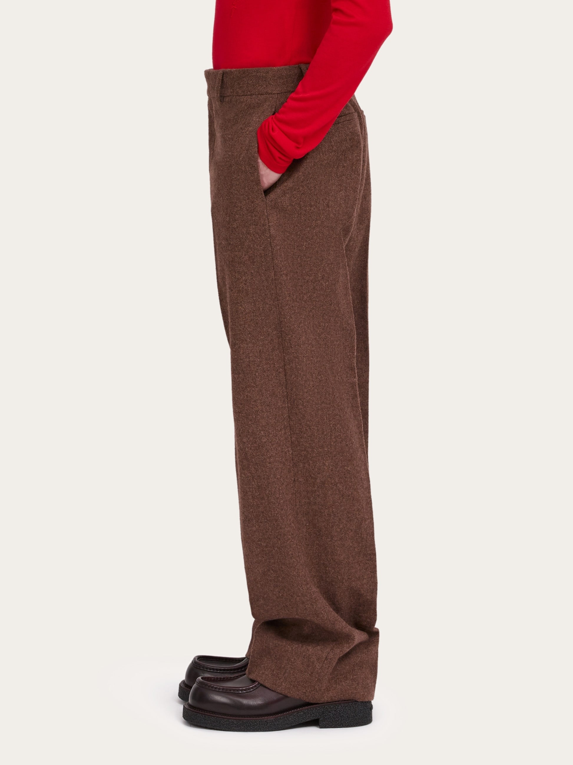 Virgin wool tailored trouser - 3