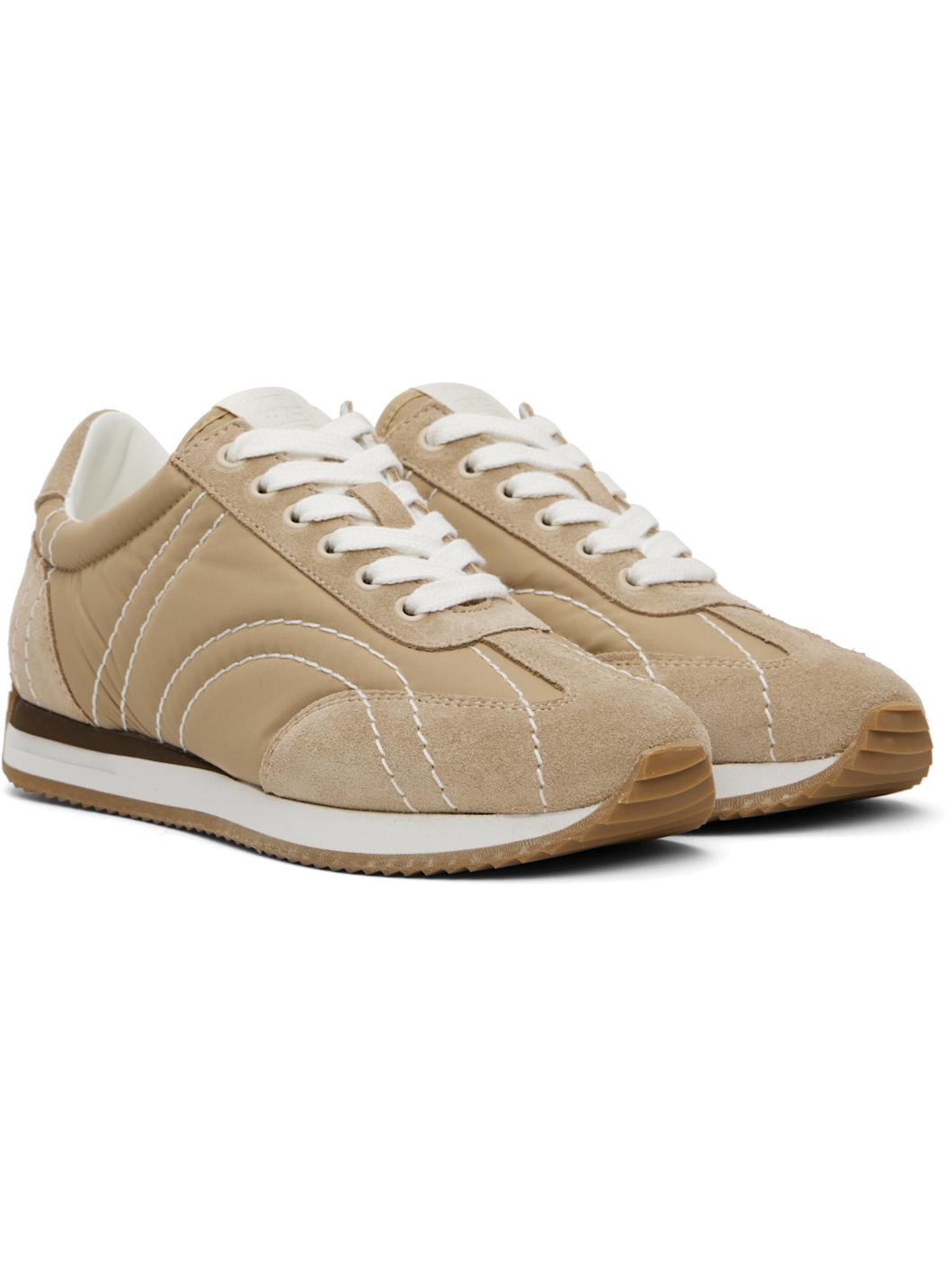 Beige Sport Sneakers - 4