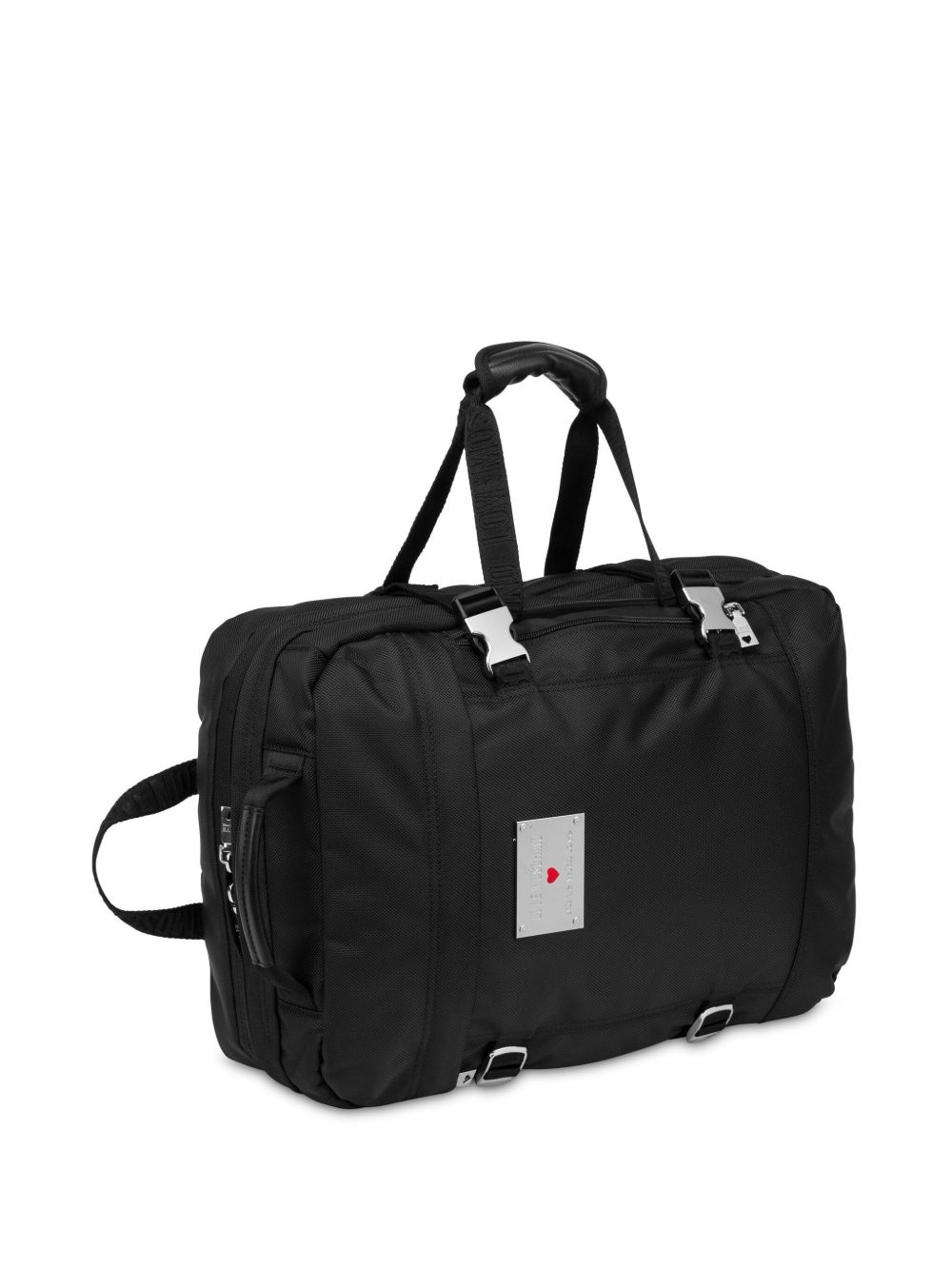 logo-plaque backpack - 3
