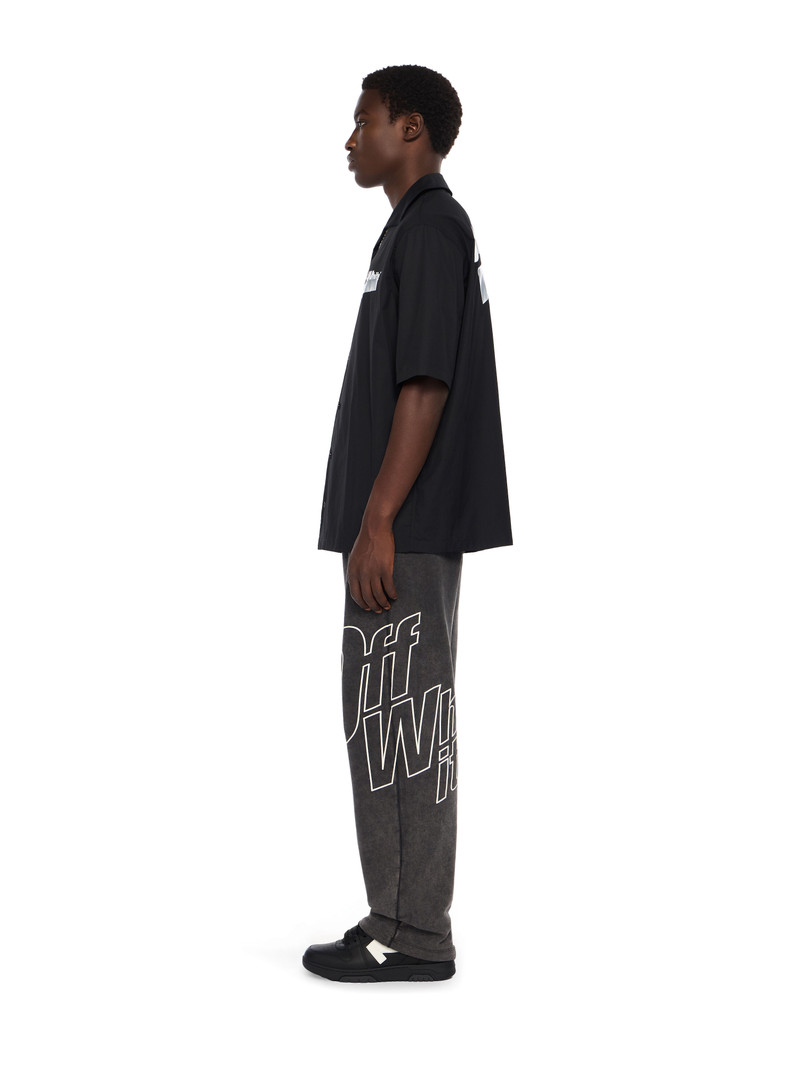 Tape Logo Bowling Shirt 3