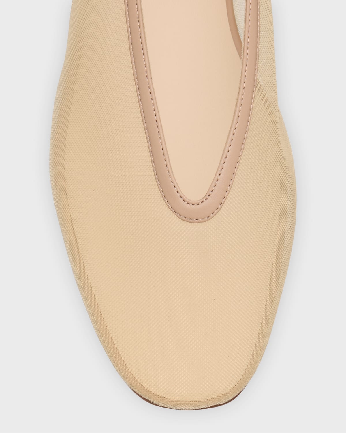 Luna Sheer Mesh Ballerina Flats - 6