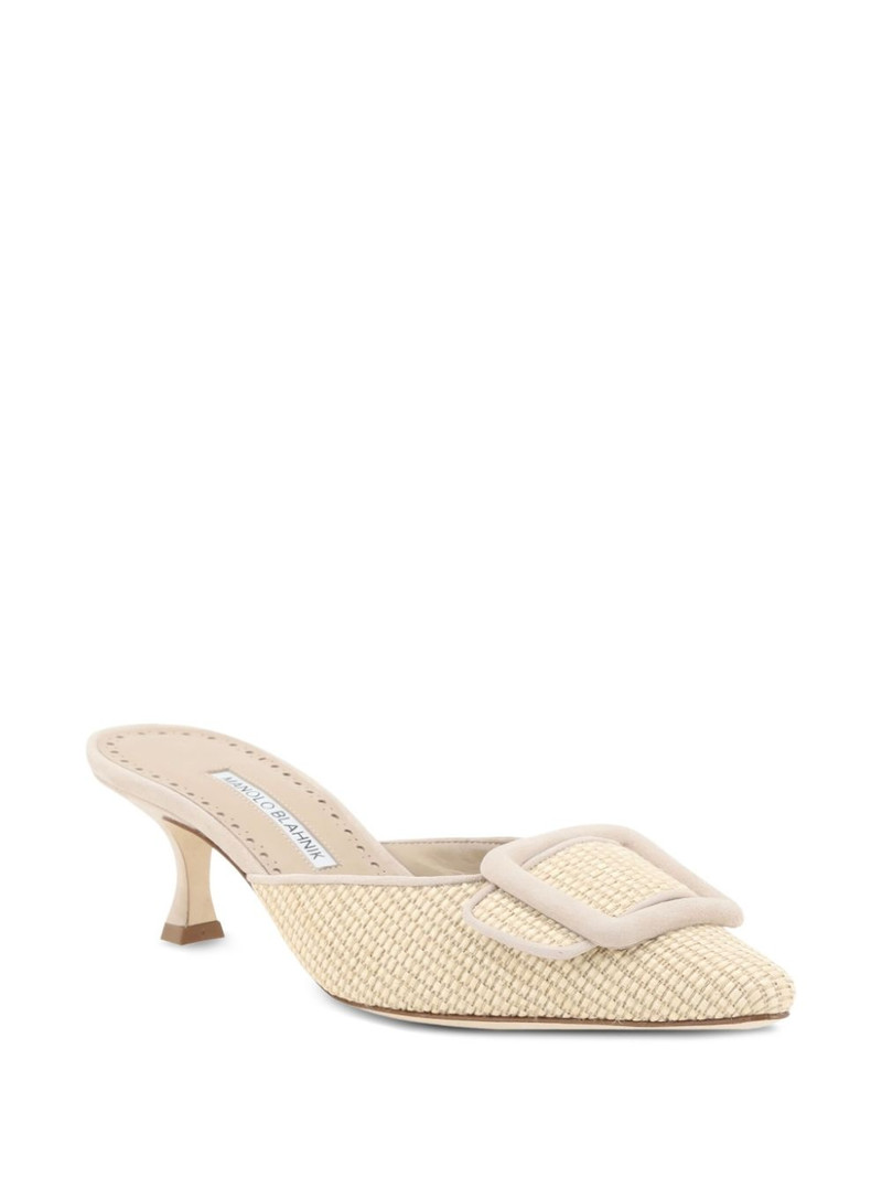 Manolo Blahnik 50mm Maysalebi pumps outlook