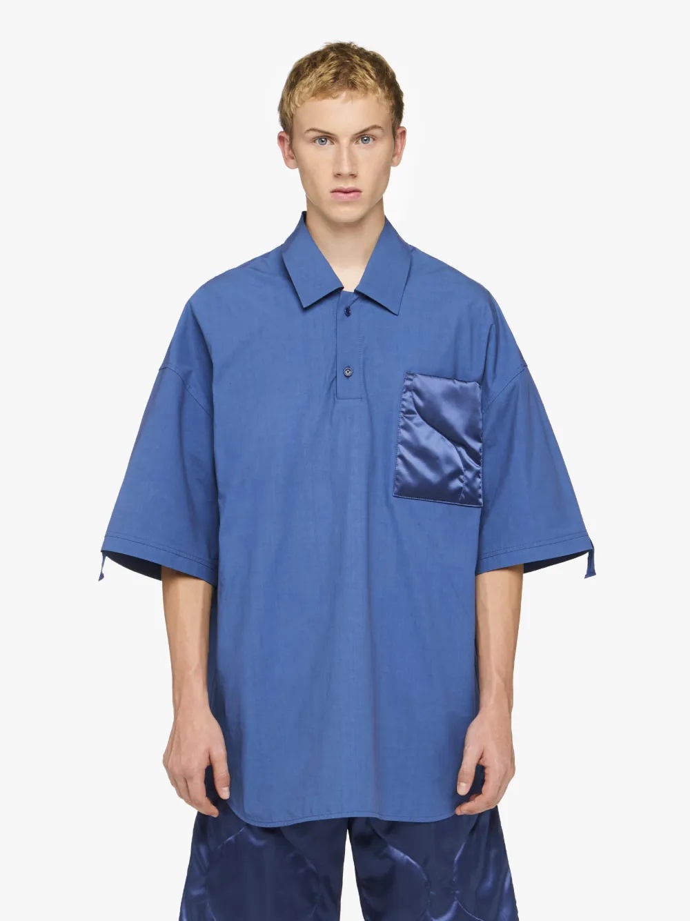 QUILTED POCKET POLO TOP - 2