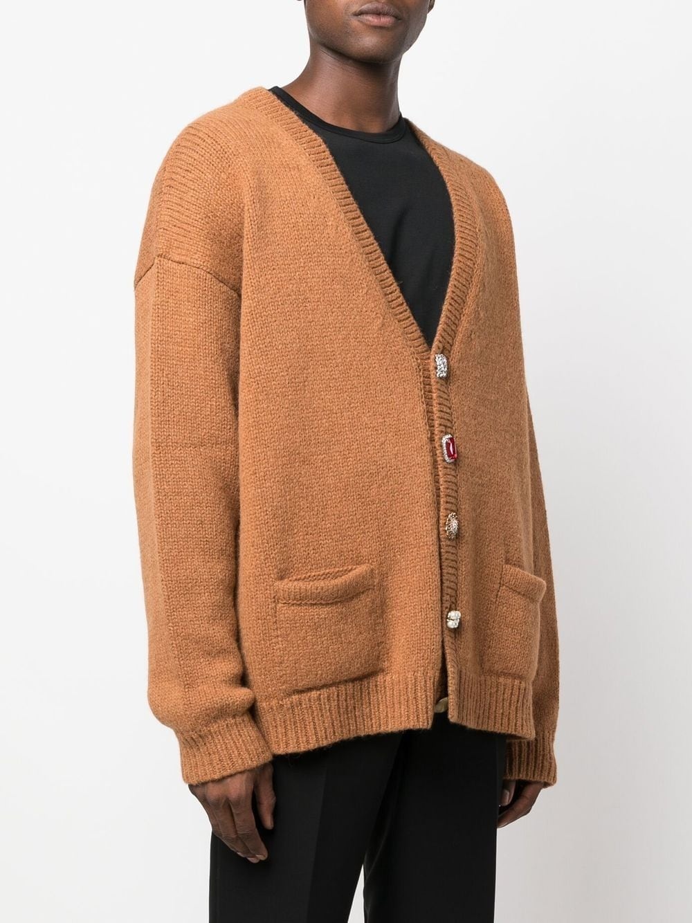 oversized knit cardigan - 4