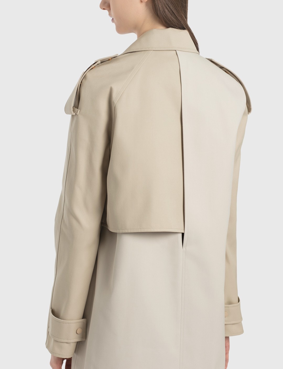 double layer trench coat - 8
