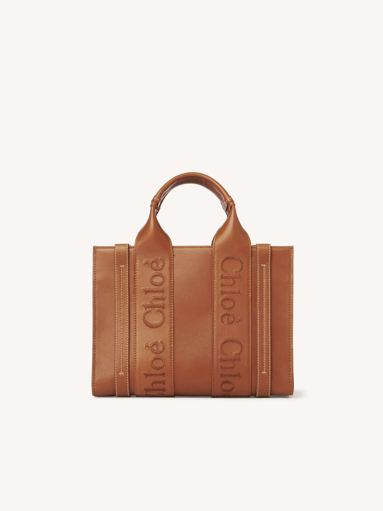 Chloé Brown Small Woody Tote