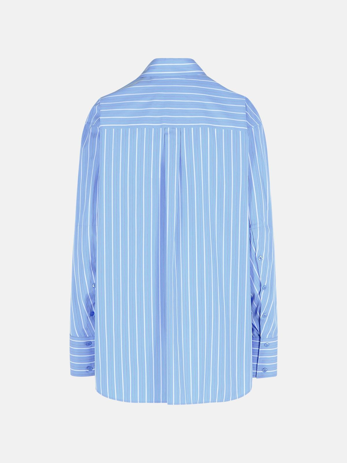 Sportmax Light Blue Cotton Shirt Women - 3