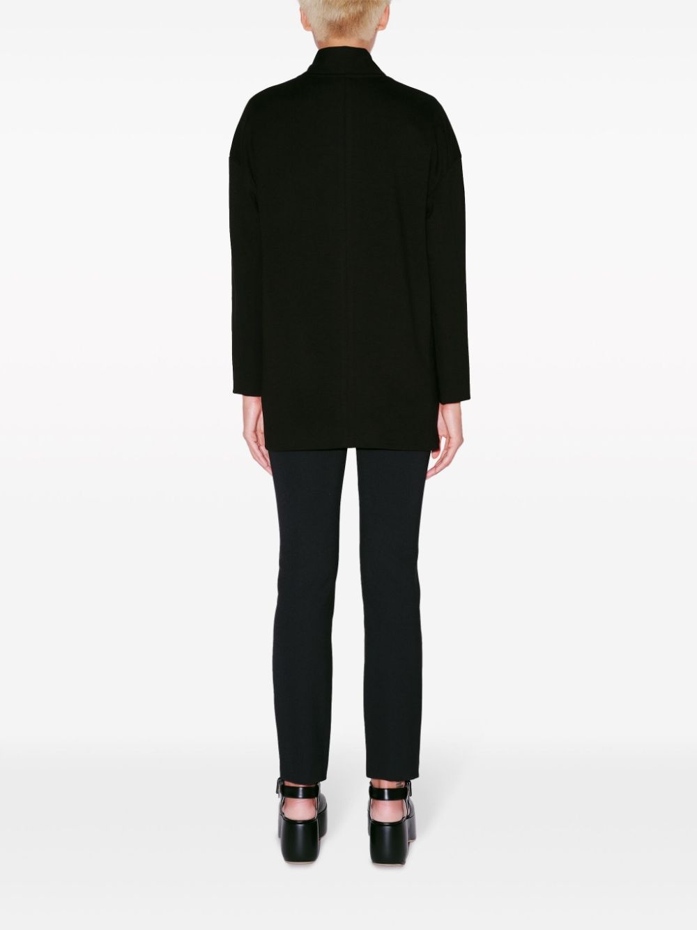 cocoon shawl-lapel jacket - 5