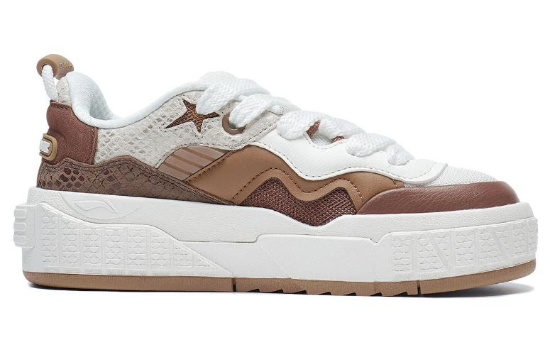 (WMNS) Li-Ning 001 Unblock 'White Brown' AGCT218-4 - 2