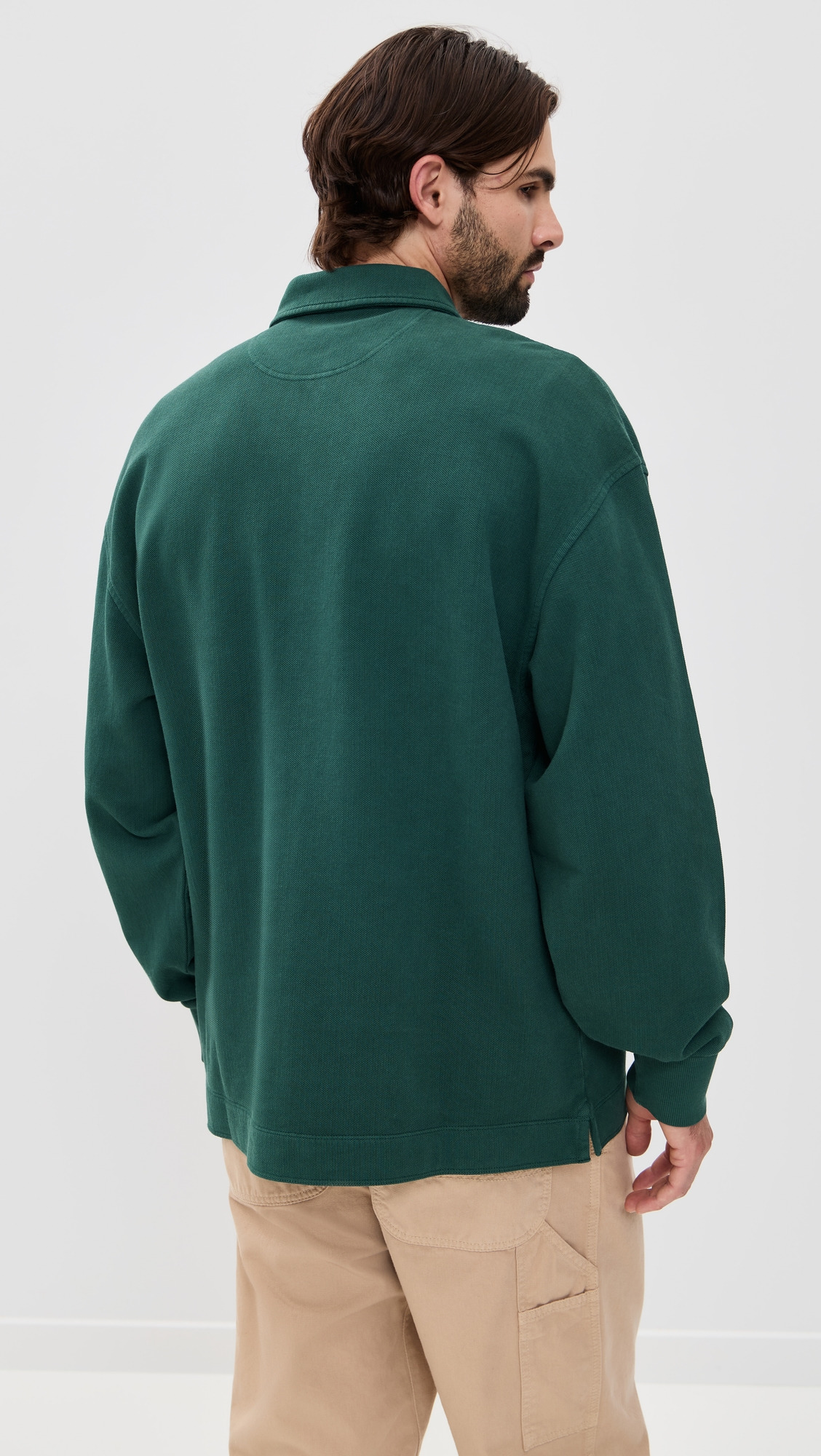 Piqu Script Sweater - 2