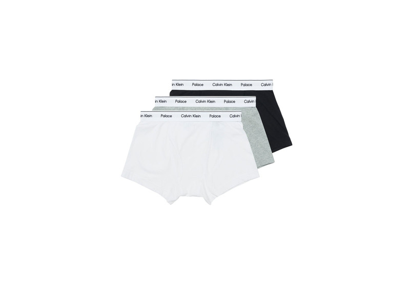 CK1 PALACE TRUNKS 3PK CLASSIC WHITE / LIGHT GREY HEATHER / BLACK 1