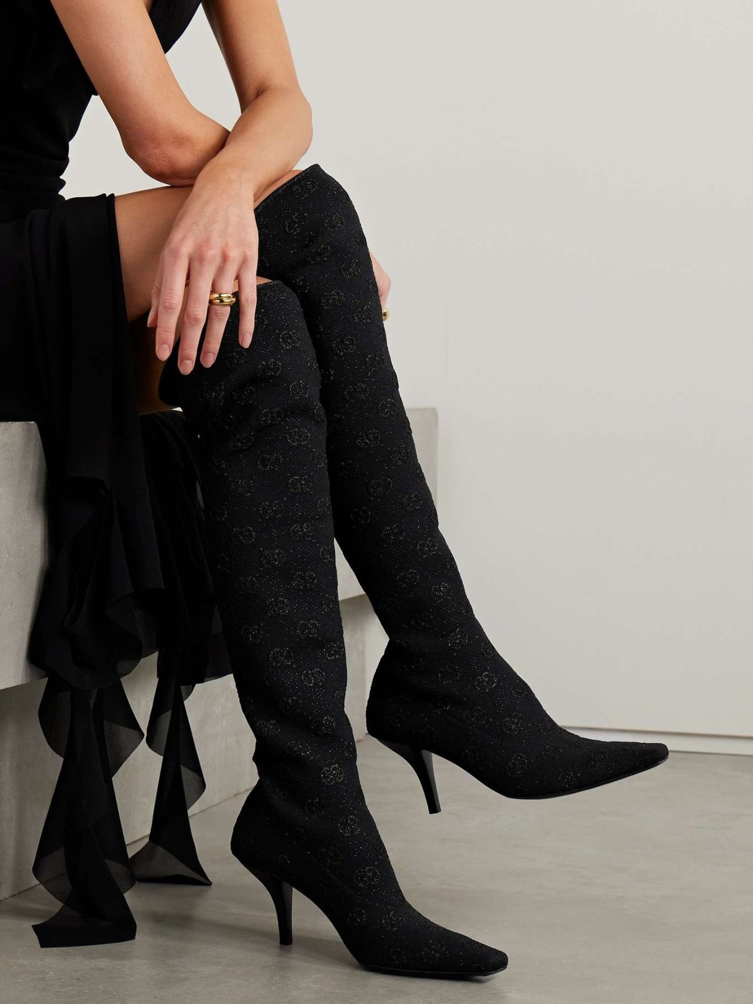 Demi Shimmer GG Over-The-Knee Boots - 2