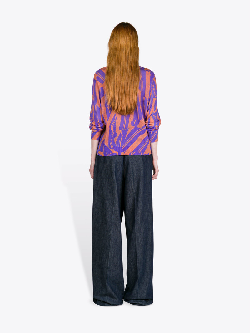 PRINTED COTTON SWEATER 4