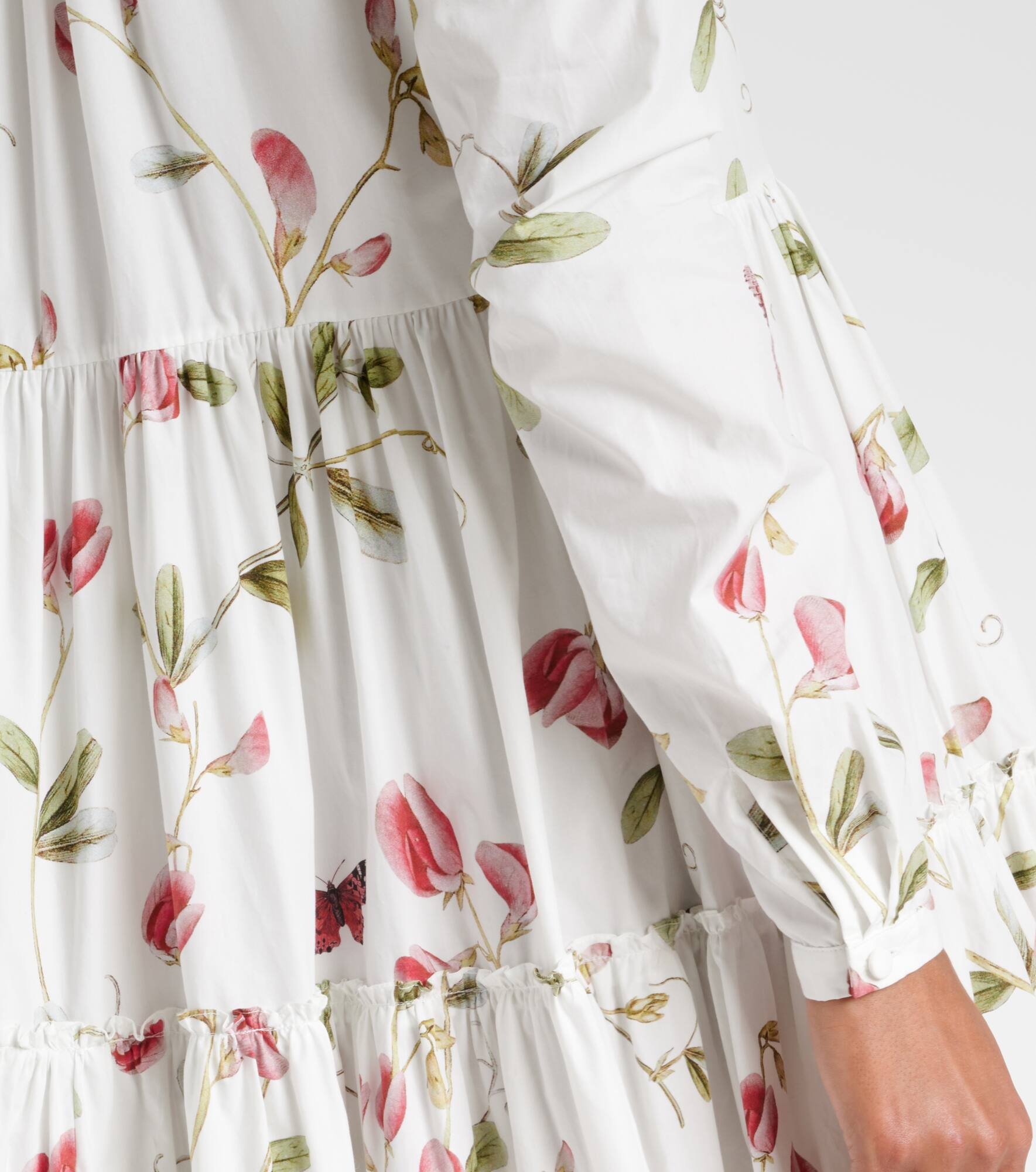 Floral cotton maxi dress - 5