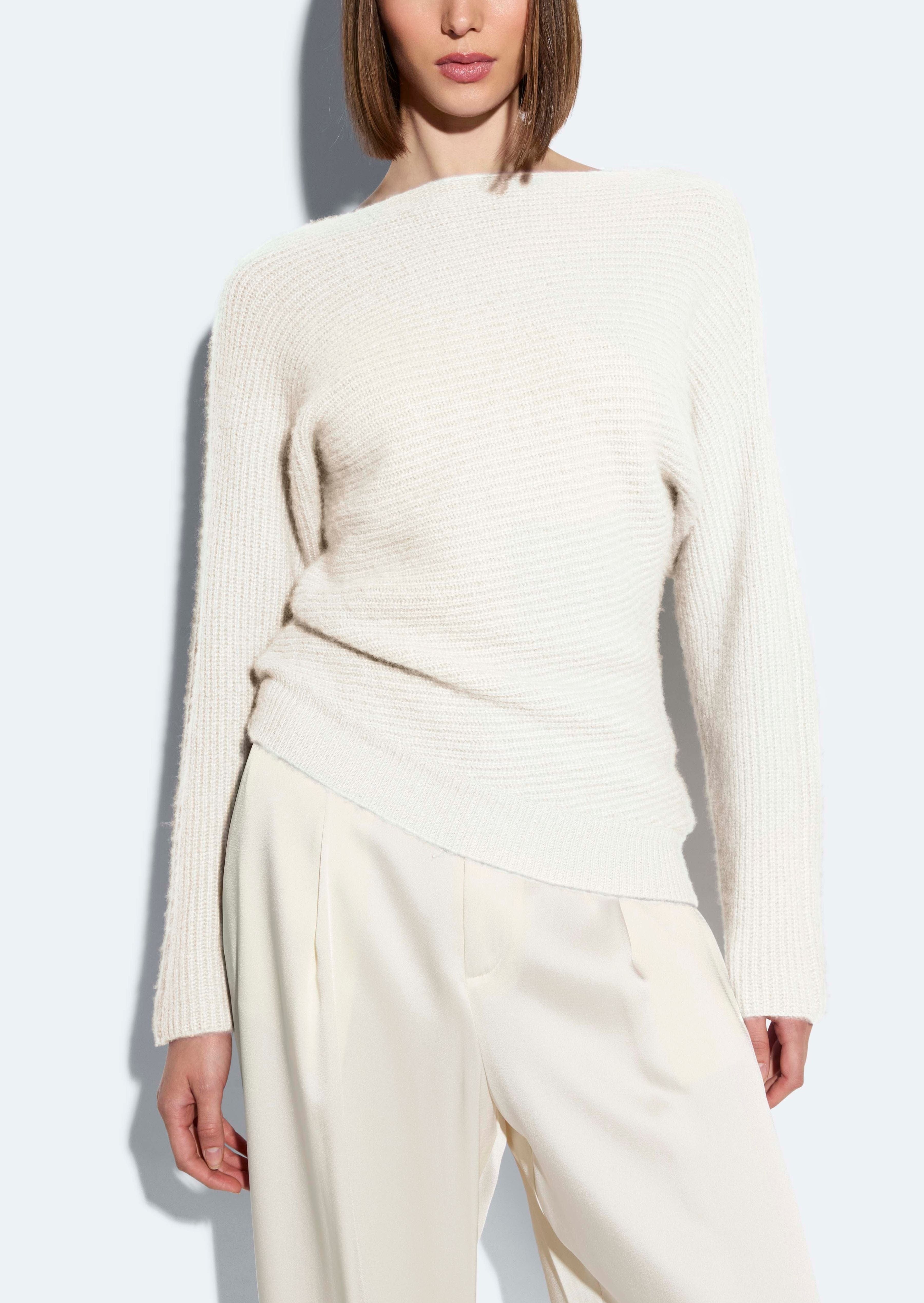 Cashmere Asymmetric Sweater - 4