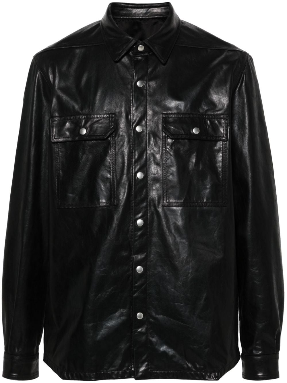 Outershirt leather jacket - 1
