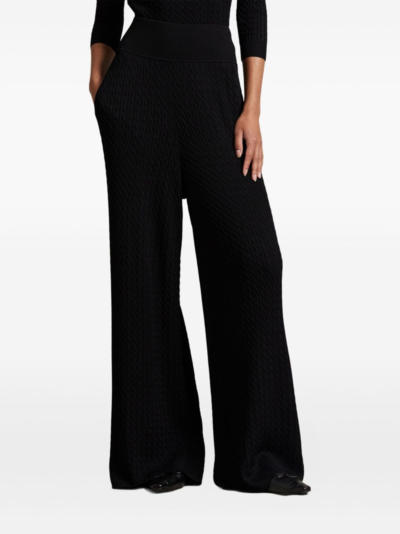 cable-knit trousers 1