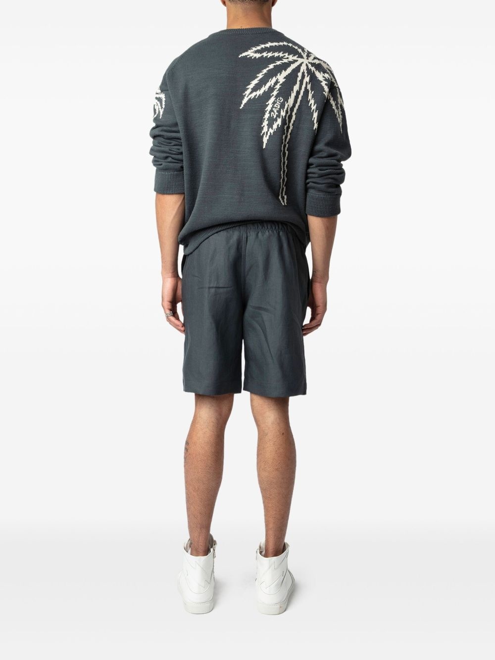 elasticated-waist shorts - 4