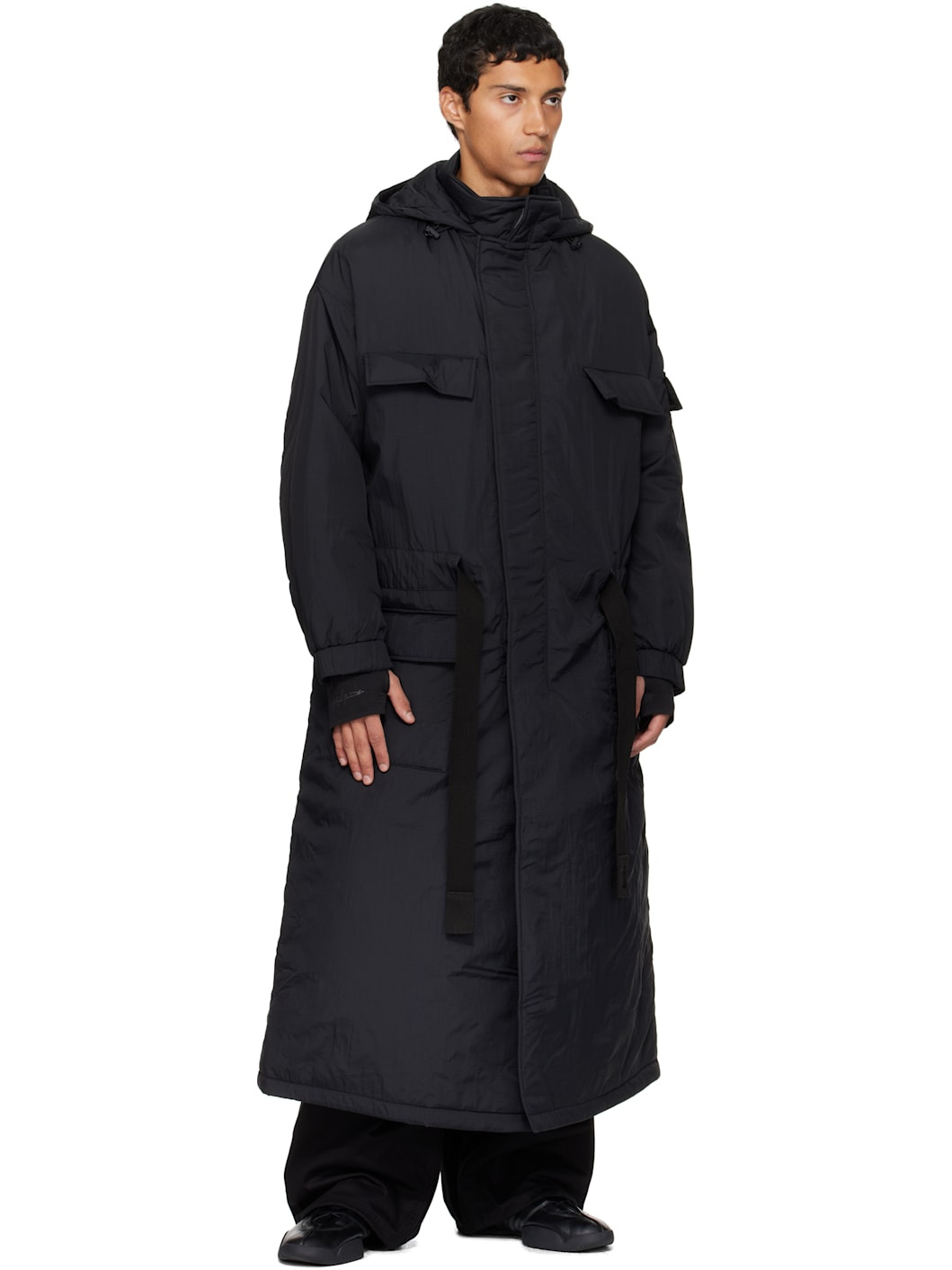 Black UT Twill Cargo Pants - 4