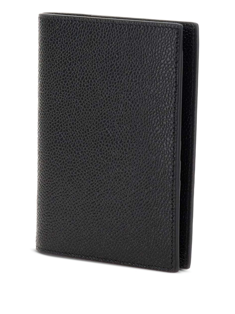 pebbled-leather passport holder - 3