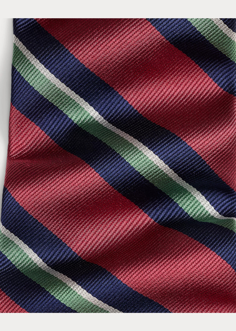 Striped Silk Repp Tie 3